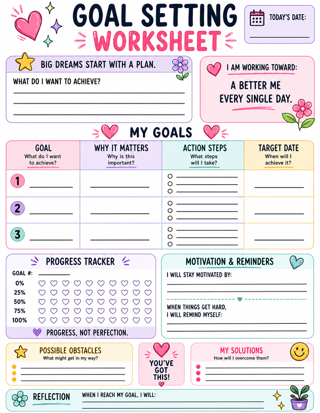 Goal Setting Worksheet